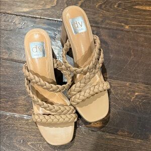 DV by Dolce Vita Beige Braided Sandals